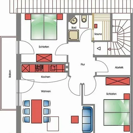 Kleines Ritz Lägenhet